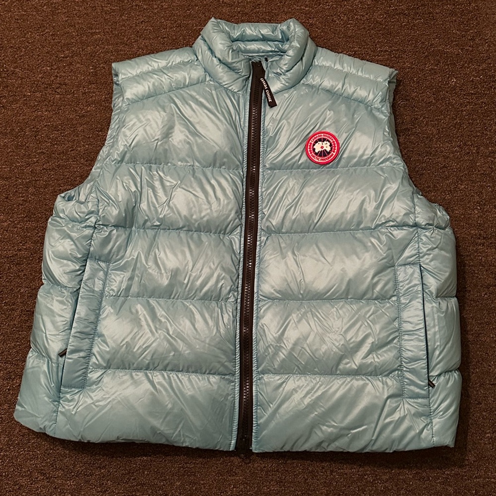 Canada Goose Ladies Cypress Duck Down Gilet Boulevard Blue Vest XXL New